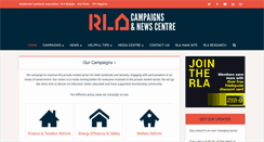 Desktop Screenshot of news.rla.org.uk